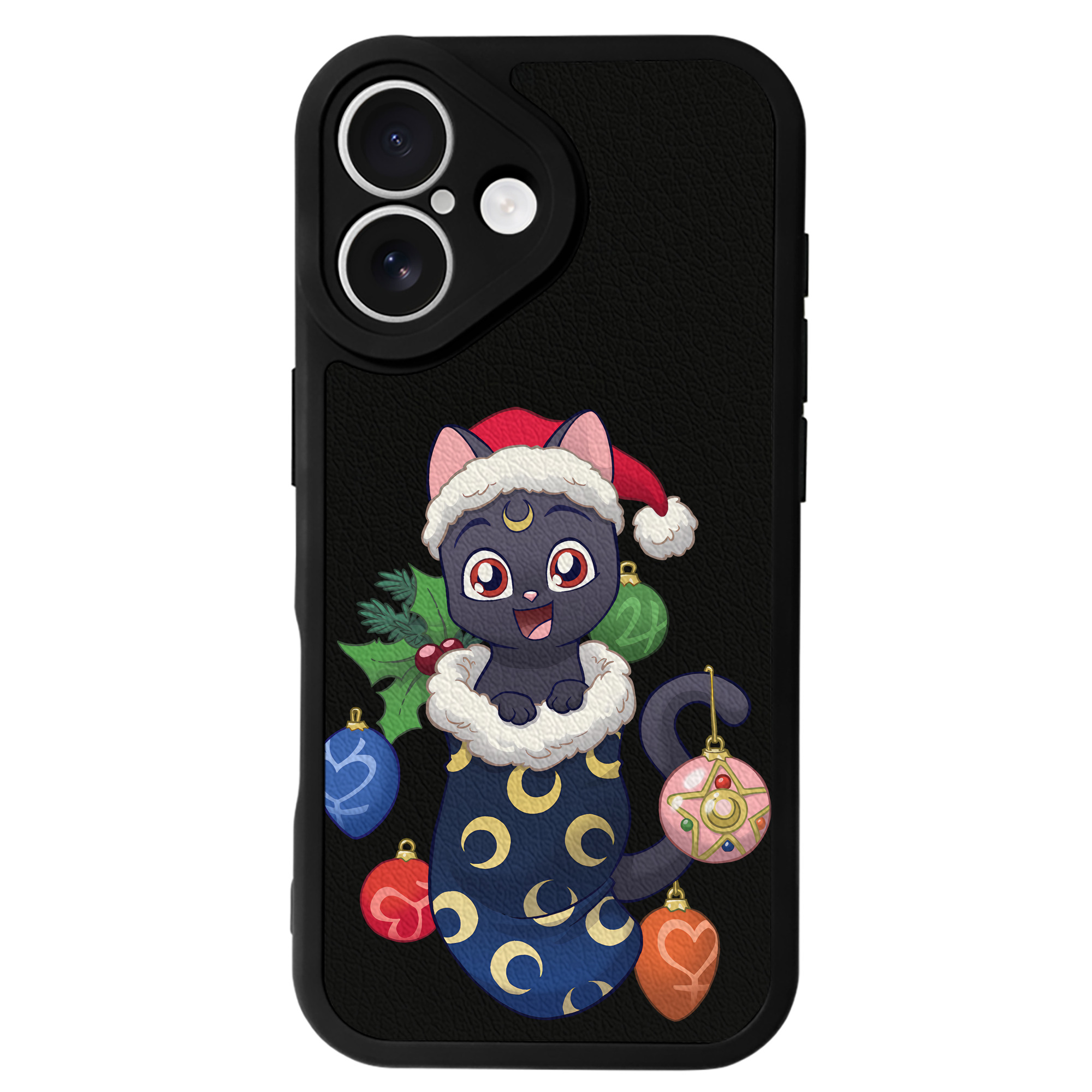 （画像用） 美少女戦士セーラームーン Sailor Moon 【iPhone 16シリーズ対応】シリコンスマホケース（レザー調） 材質：シリコン